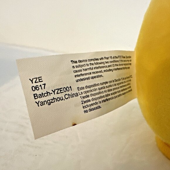 Gemmy Christmas Emoji Plush Dances and Sings Jingle Bells With Santa Hat 7" Rare - Picture 6 of 8